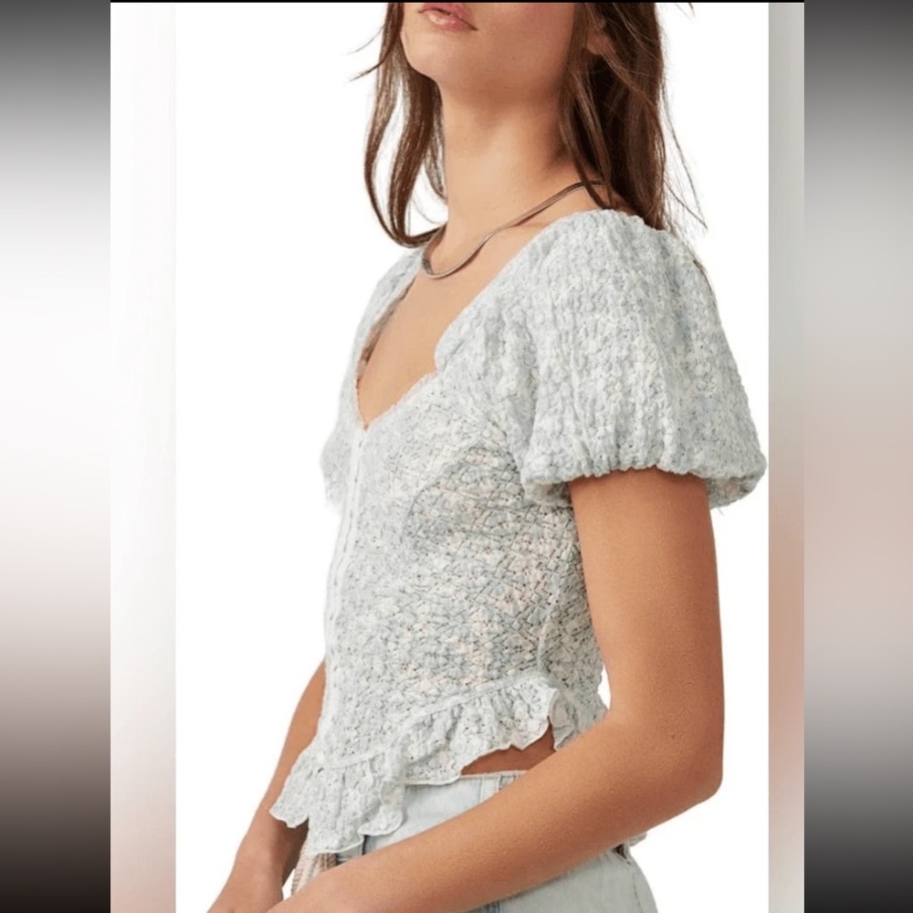 Free People | Lace Crop Top - Picture 3 of 9